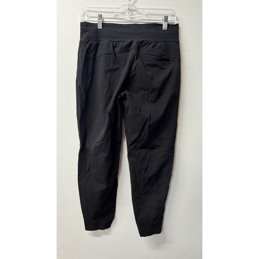 Athleta Trekkie Mid Rise Legacy Jogger Women’s Size 4 Black Pull On Zip Pocket P - Picture 3 of 9
